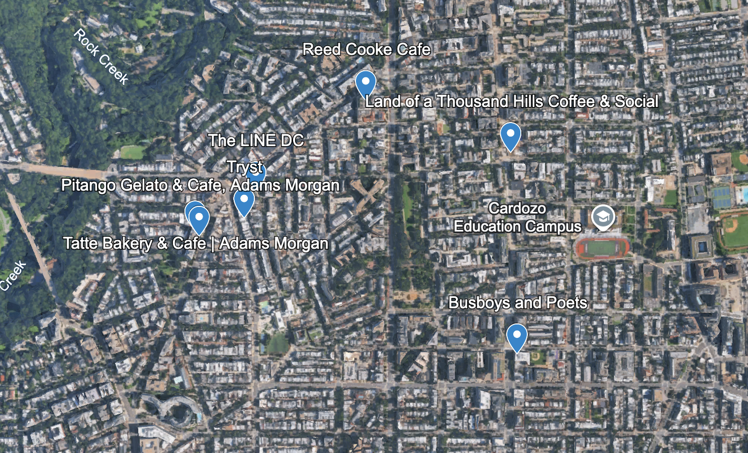 The Coffee Map of DC